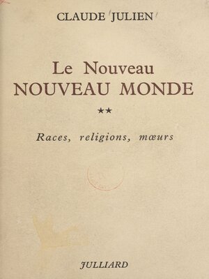 cover image of Le nouveau Nouveau monde (2)